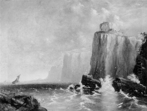 Evening - View Of Coastal Cliff - view 1