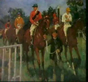 Hurst Park Races by Mary Cameron