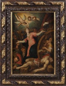 Le Martyre De Sainte Catherine by Francisco Camilo