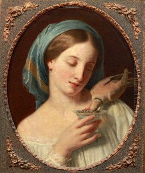 Jeune Femme A La Tourterelle - view 1