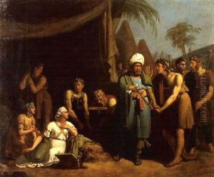Rencontre De David Et D'abigael by Alexandre-Francois Caminade