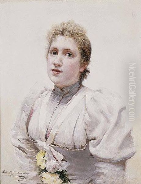 Retrato De Dama 1893 - view 1