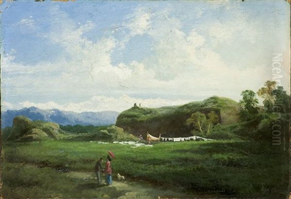 Paesaggio Con Figurette - view 1