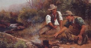 Boiling The Billy by Robert Camm