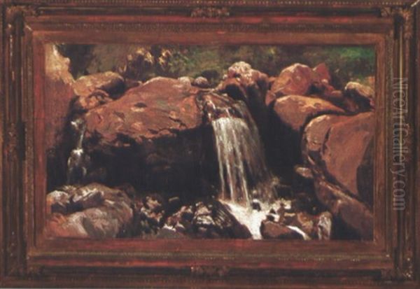 Falls On A Rocky Stream - view 1