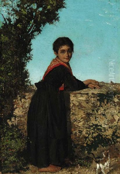 Young Girl Waiting - view 1