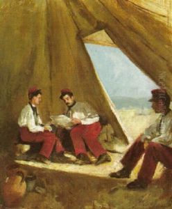 Soldiers At Rest by Michele Cammarano