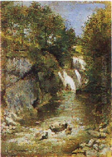 Paesaggio Con Torrente - view 1