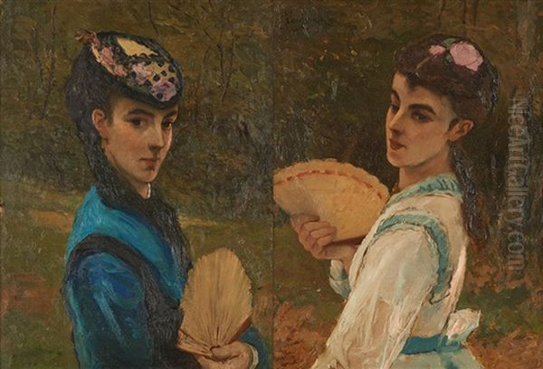 Elegantes A L"eventail (2 Works) - view 1