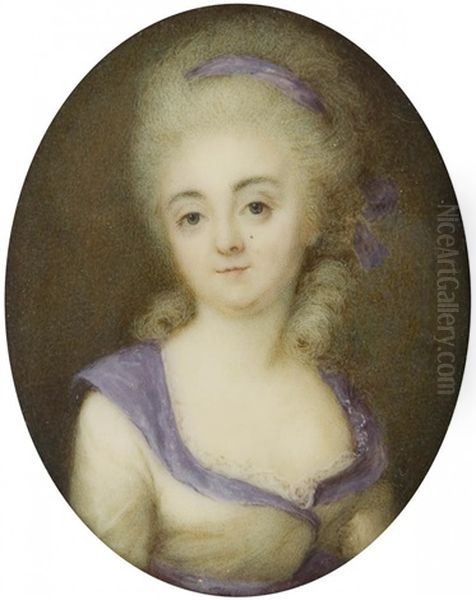 Ppeintre En Miniature De La Reine Marie-antoinette - view 1