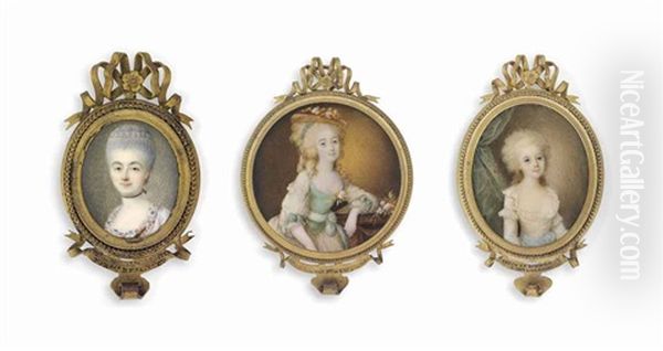 Miniature Portraits (3 Works) - view 1