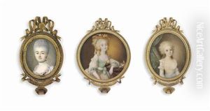 Miniature Portraits (3 Works)