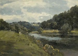 Figures In The Wye Valley by Archibald Campbell