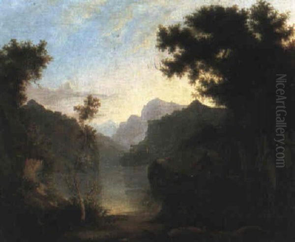 Mountainous River Landscape - view 1