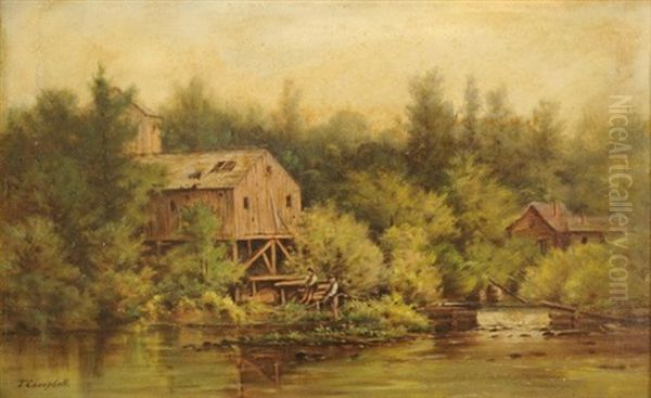 Stream With Mill - view 1