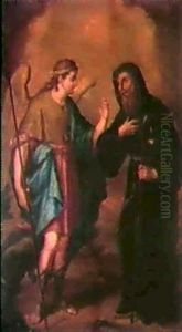San Gabriel Y San Francisco De Paula by Jose Campeche