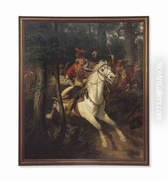 The Charge Of The Royal Prussian Hussars - view 1