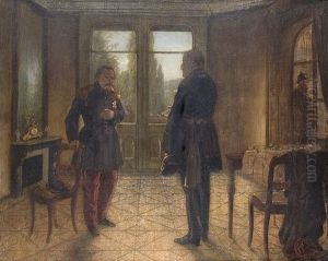 Wilhelm I Meeting Napoleon Iii 1870 At Castle Bellerue Near Sedan - Donchery