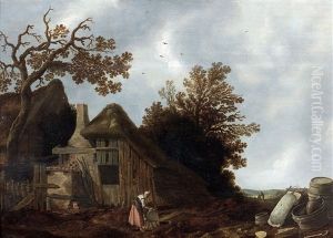 Paysage A La Chaumiere Paysage A La Chaumiere