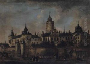 Stockholms Gamla Slott by Govert Dircksz. Camphuysen