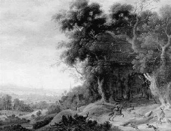 Scene De Chasse En Foret - view 1