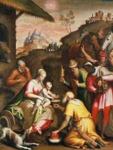 The Adoration Of The Magi by Bernardino Campi