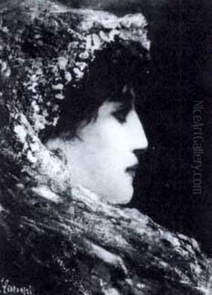 Portrait Of A Girl In A Veil - view 1