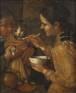La Bouillie Du Chat by Vincenzo Campi