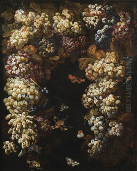 Nature Morte A La Treille De Raisins - view 1