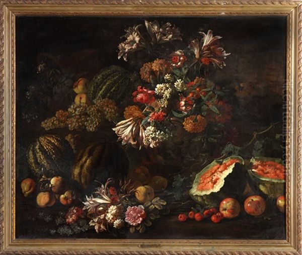 Still Life, Flowers & Fruit - view 1
