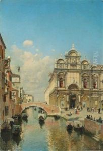 The Ospedale Civile In The Scuola Grande Di San Marco And The Basilica Of Ss. Giovanni E Paolo (san Zanipolo), Venice