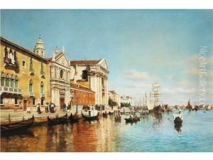 Venedig/ Blick Auf Die Jesuitenkirche Und San Giorgio Maggiore Auf Der Giudecca