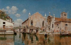 Santa Maria Valverde And The Scuola Vecchia Della Misericordia, Venice, 1894