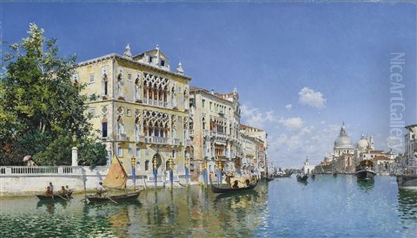 A View Of The Grand Canal With The Palazzo Cavalli-franchetti - view 1