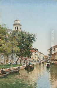 Along The Canal by Federico del Campo