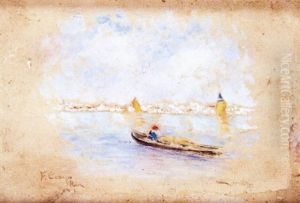 Vista De Un Puerto Italiano by Federico del Campo