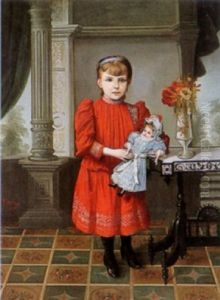 Nina Con Muneca by Federico del Campo