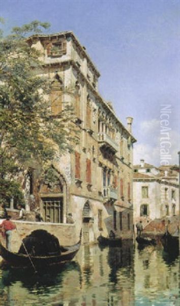 Afternoon On A Venetian Canal - view 1