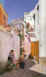 A Byway, Capri by Federico del Campo