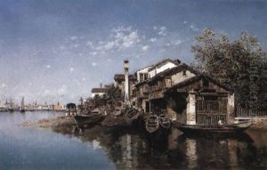 A Squero, Venice by Federico del Campo