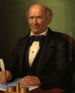 Portrait Des Fortunato Montel by Leonardo Campochiesa