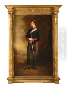 Le Prince Imperial En Pied En Petit Uniforme De Cadet De L"ecole De Woolwich by Henry Campotosto