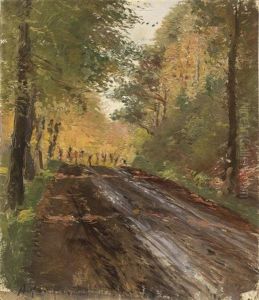 Strada Nel Bosco by Alceste Campriani