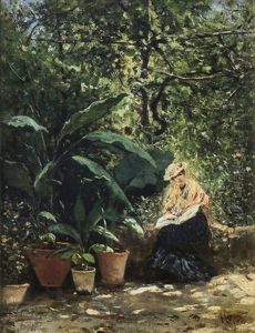 In Giardino - In The Garden by Alceste Campriani