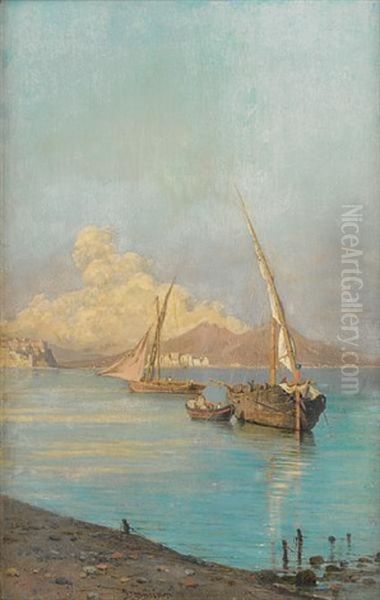 Naples From Mergellina - view 1