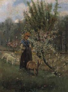 Pastorella Tra I Fiori Pastorella Tra I Fiori