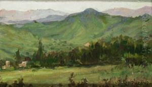 Paisaje De Cantabria by Tomas Campuzano Y Aguirre