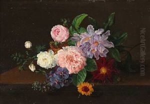 Still Life With Flowers by Johannes Ludwig Camradt