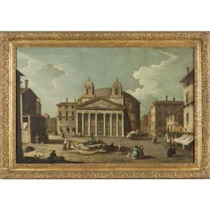 Veduta Del Pantheon by Bernardo Canal