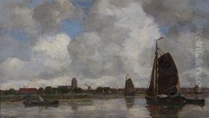 Hollandische Kustenlandschaft by Gilbert Von Canal